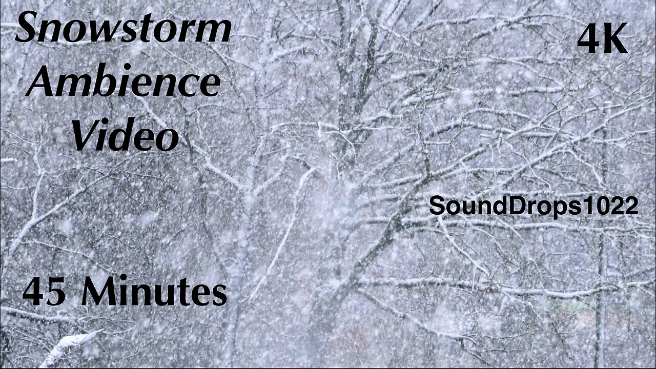 Snowflakes Symphony: 45 Minutes Calm