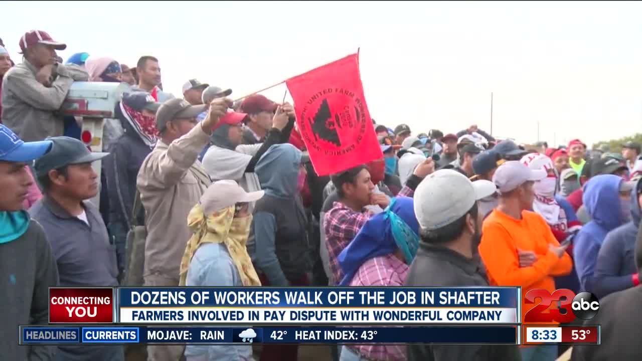 Protest in Shafter against The Wonderful Company continue