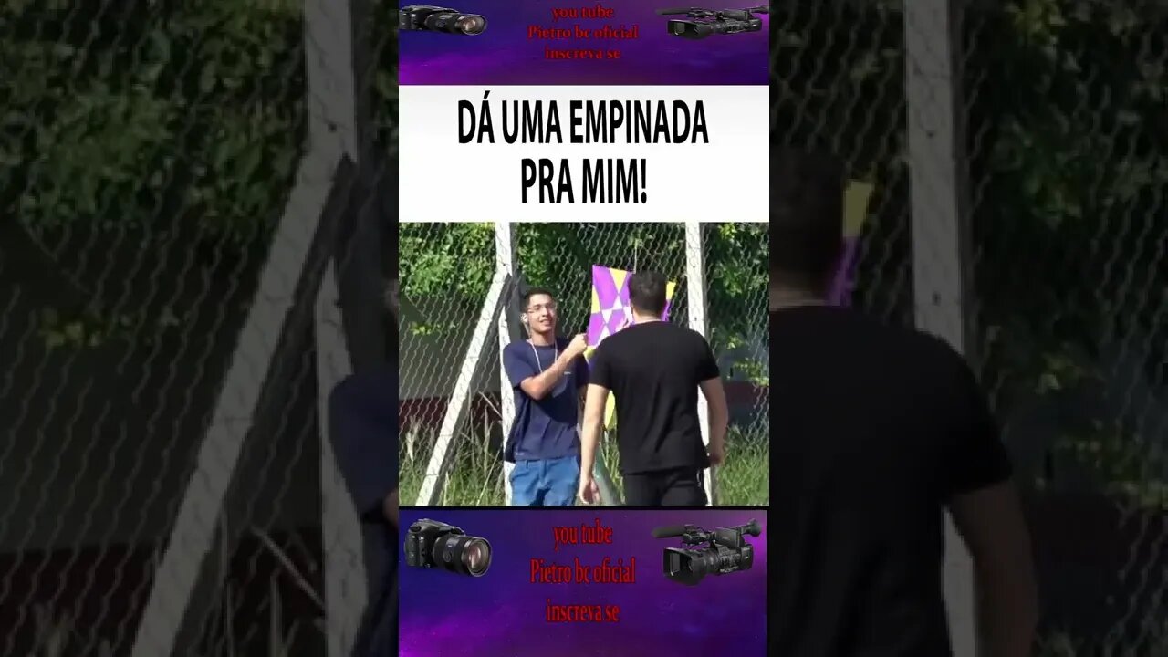 DÁ UMA EMPINADA PRA MIM!!! #shorts