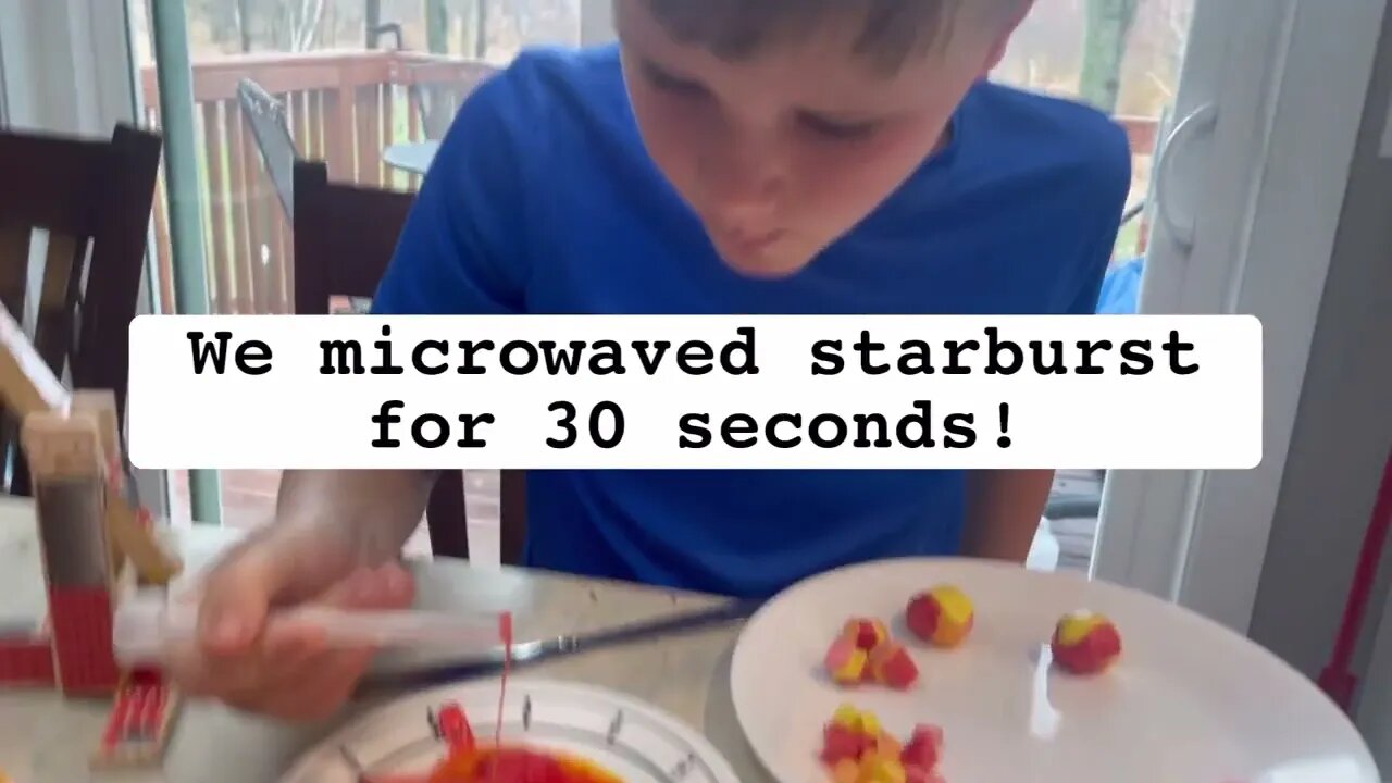 Here’s how to blow BUBBLES with STARBURST! #diyfamily