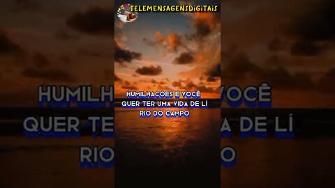 O SENHOR DISSE] QUE AQUI NESTA TERRA TERIAMOS AFLIÇOES MAIS ELE VENCEU O MUNDO!