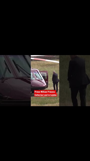 Prince & Princess of Wales land in London #shorts #princewilliam #princesscatherine #kingcharlesiii