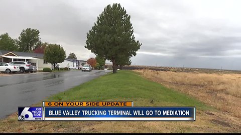 Blue Valley Trucking Terminal controversy headed to mediation