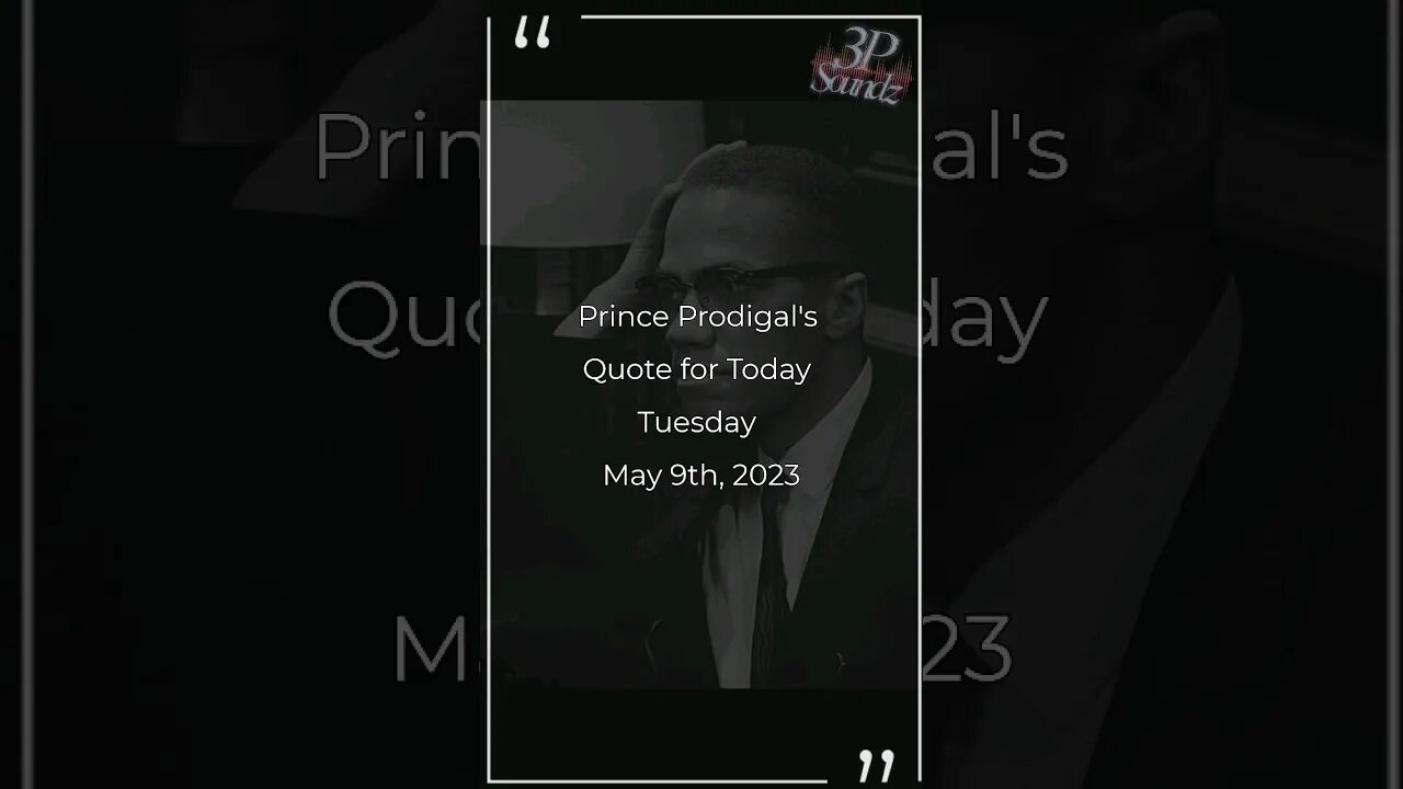 Prince Prodigal's QotD 5/8/23 #god1st #qotd #3psoundz #shortsfeed #lit