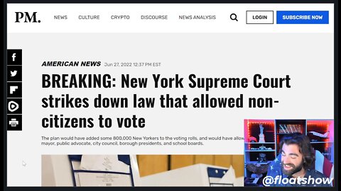 New York Supreme Court STRIKES DOWN Law That Allowed NON-CITIZENS To Vote!