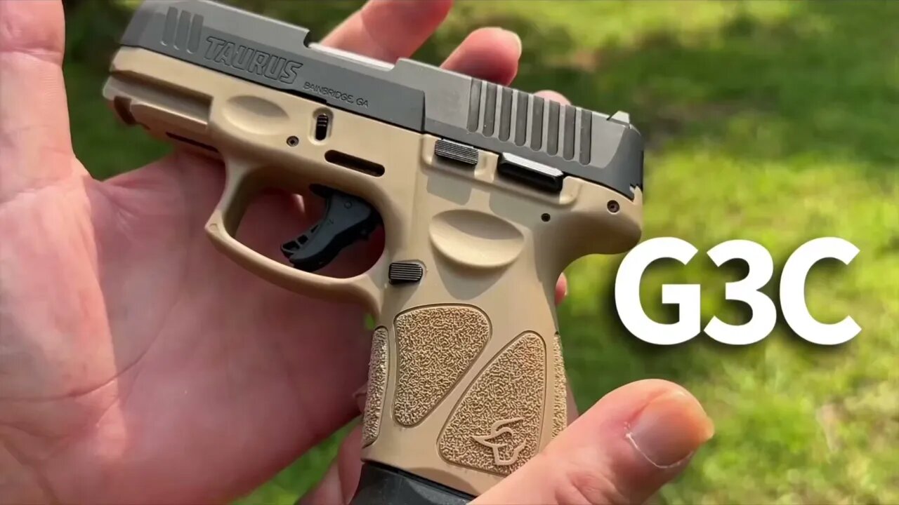 Taurus G3C shooting 9mm 1 Min Review