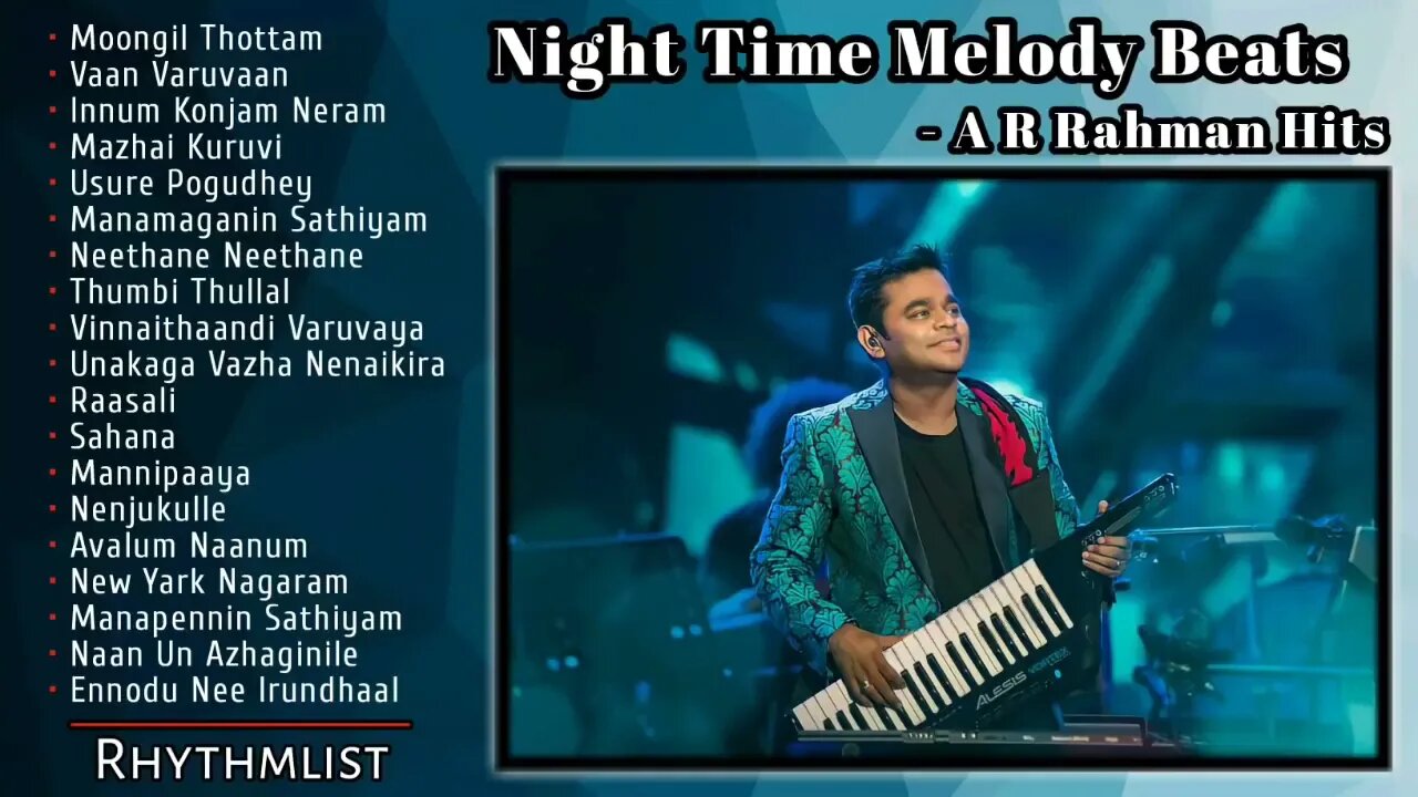 Night Time Melodies AR Rahman Hits Sleeping Dose Ar Rahman melody songs Tamil Hit Songs