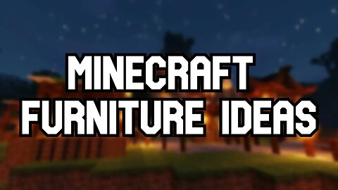 Easy to Build Awesome Furniture Ideas In Minecraft!