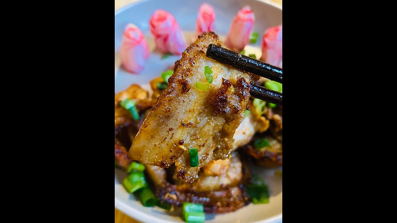 BBQ Pork Belly 烧烤五花肉片