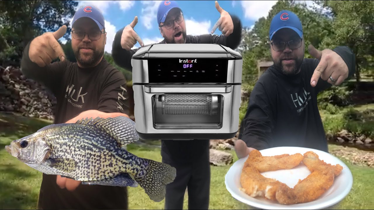 cooking SLAB crappie in the AIR FRYER