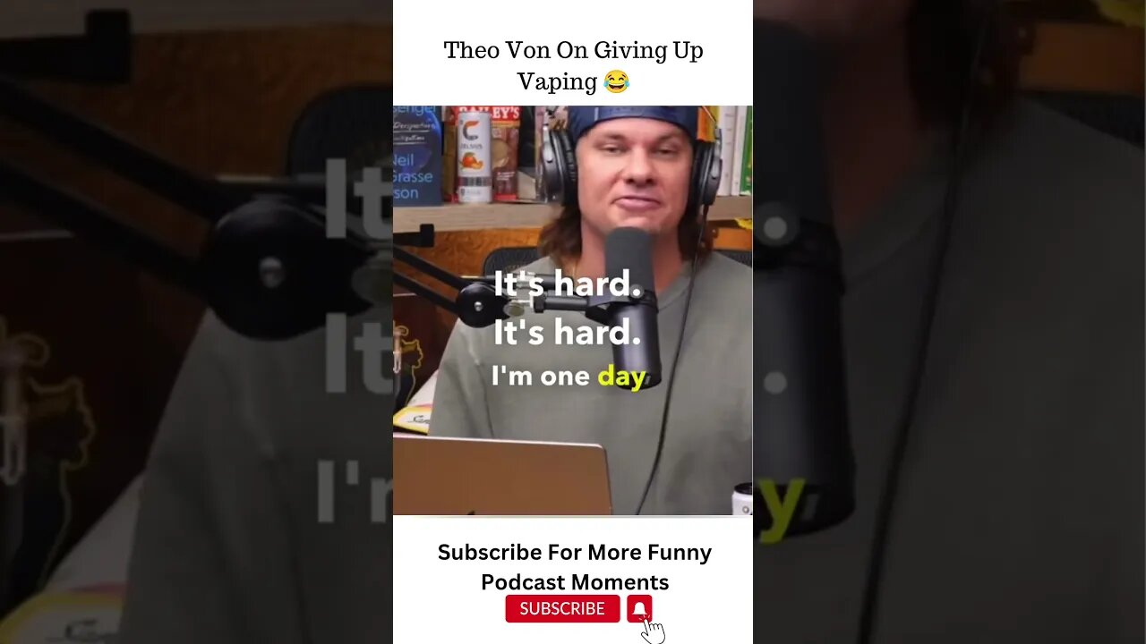 Theo Von on Quitting Vaping | Theo Von Funniest Podcast Moments| #theovonpodcast #theovon #podcast