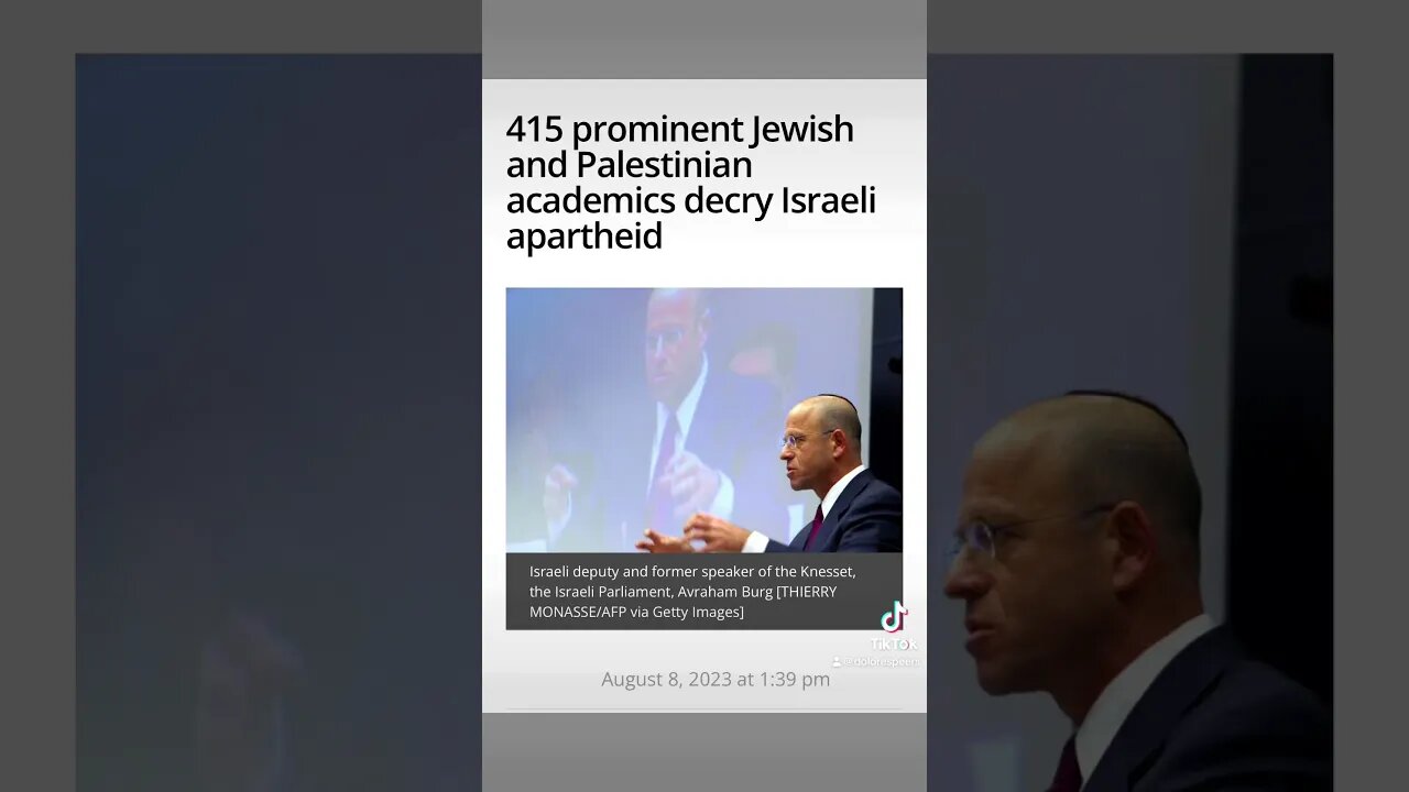 How 415 Prominent #Jewish #Palestinian Academics Decry #Israeli #Apartheid