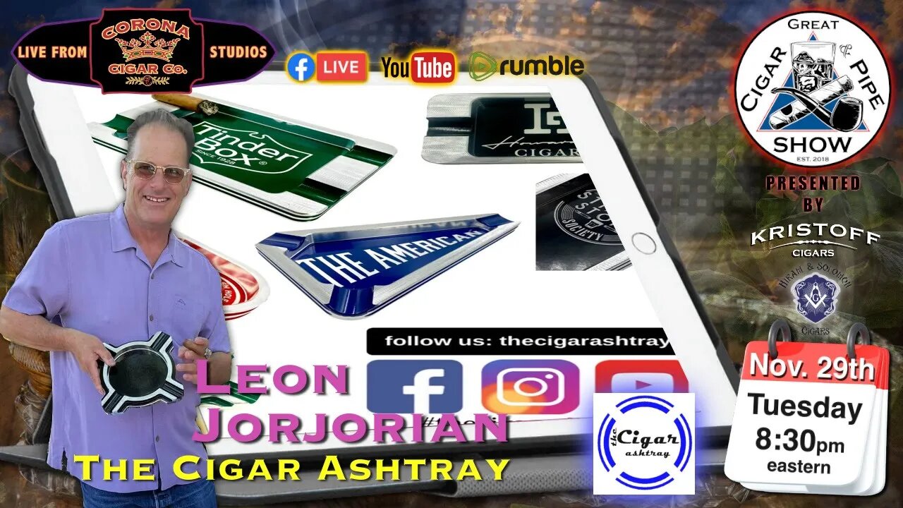 Leon Jorjorian of The Cigar Ashtray joins the crew!