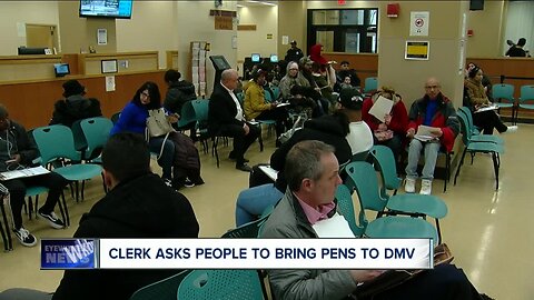 Bring your own pen to the DMV