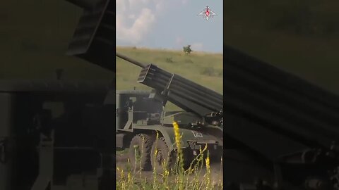 Hail of Russian Grad Tactical MLRS in Kupyansk direction