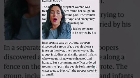 #Texas Troopers Told To Let #Migrants #Drown In #Water #USA #People #abbott