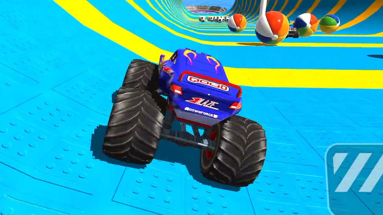 Monster Car Stunt | Android And iOS Gameplay | Neeraj Mini Gaming