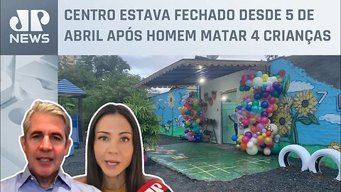 Creche em Blumenau volta às aulas nesta segunda (17); Amanda Klein e Luiz Felipe d'Avila analisam