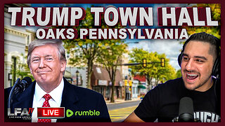 TRUMP TOWN HALL OAKS PA | BASED AMERICA 10.14.24 @7PM EST