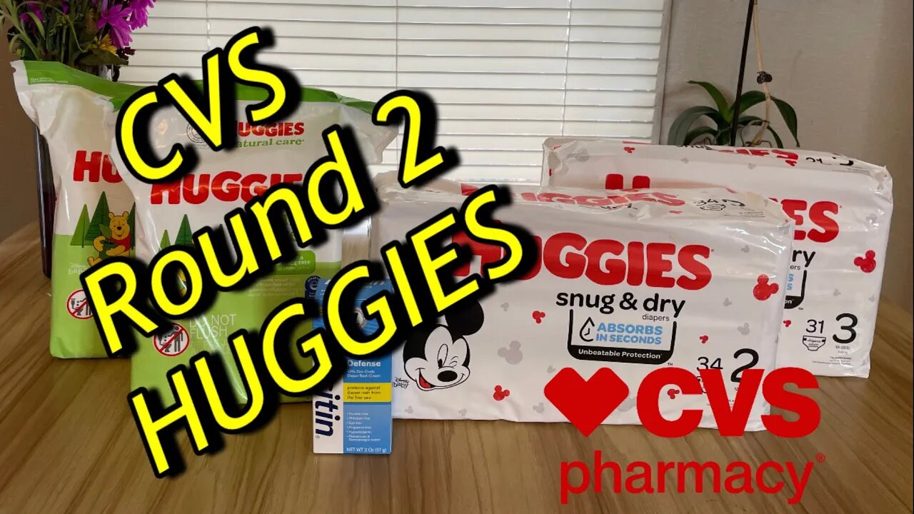 CVS and Huggies Round 2 of shopping #couponingwithdee #cvs