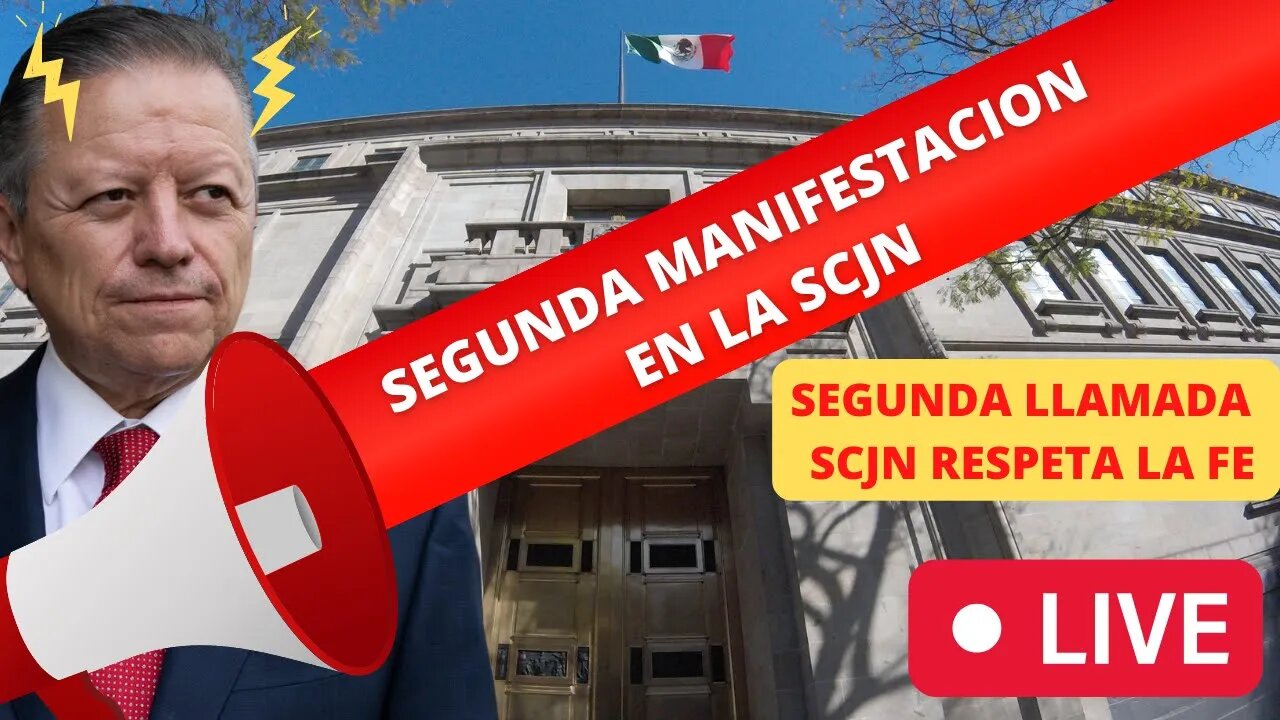 SEGUNDA MANIFESTACIÓN NO A LA PROHIBICIÓN DE NACIMIENTOS SCJN RESPETA LA FE #SCJN #ProhibenNavidad