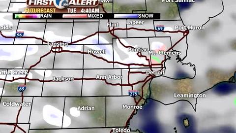 Windy, cold with mixed showers