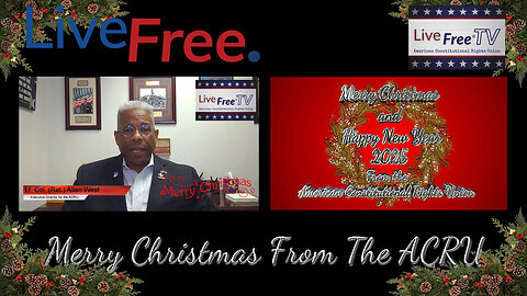 A Christmas Greeting From Allen West And The ACRU