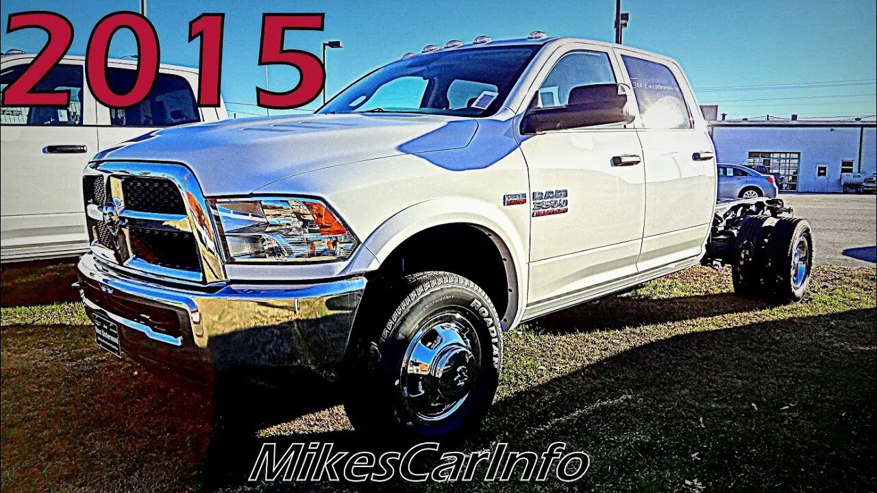 2015 RAM 3500 CHASSIS TRADESMAN CREW CAB 60"C/A 4X2