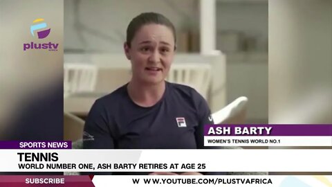 Tennis World Number One, Ash Barty Retires From Tennis At Age 25 on 23/03/22