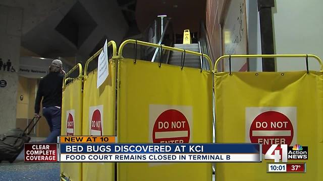 Portion of SWA's KCI terminal closed by bed bugs