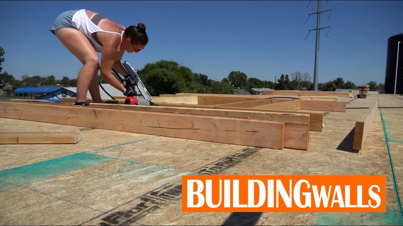 DIY HOME BUILD | EP. 034 - BUILDING WALLS