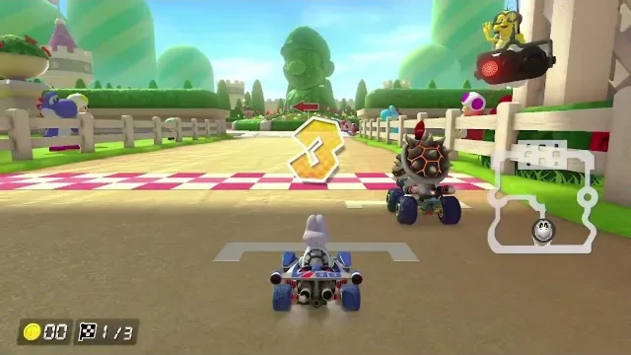 Mario kart 8 Moon Cup (DryBowser took 2 of my stars!)