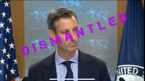 State Department Actor Gets Dismantled By Repoter