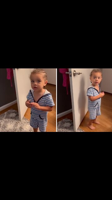 Toddler 'instructs' mom to go and make him a pizza