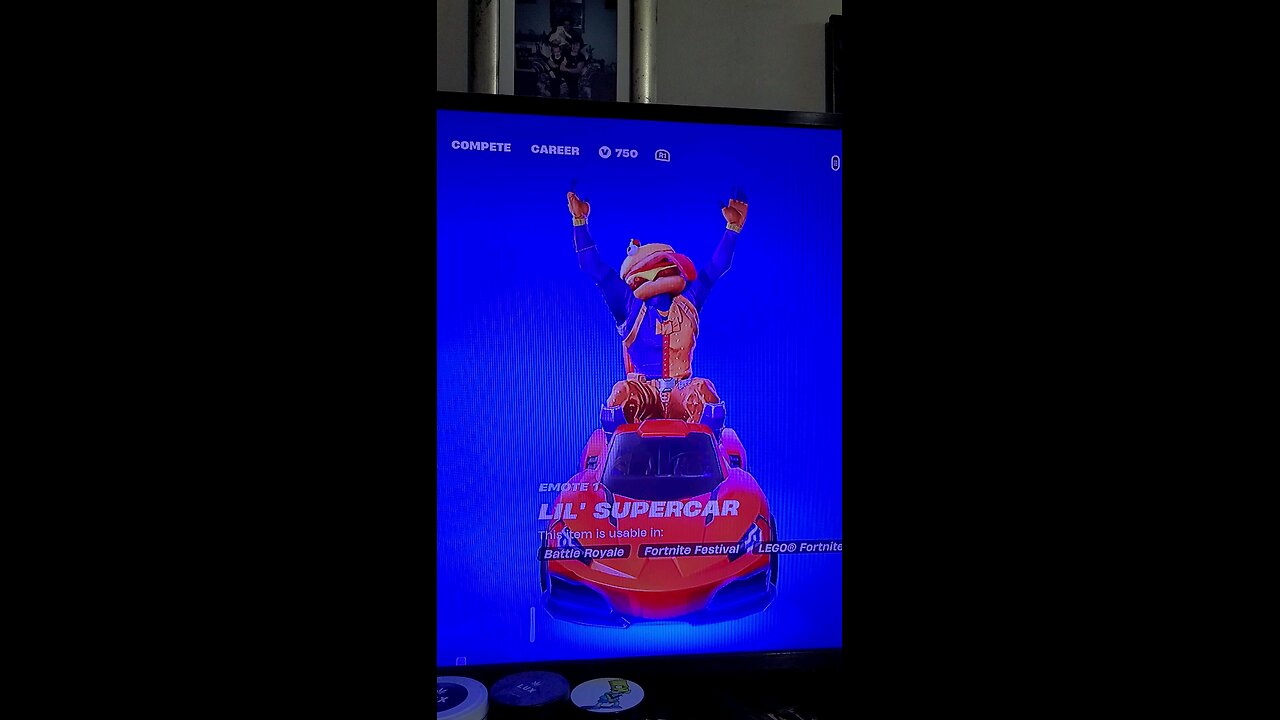 Unlock lil supercar Emote on fortnite online ps5🎮🚘