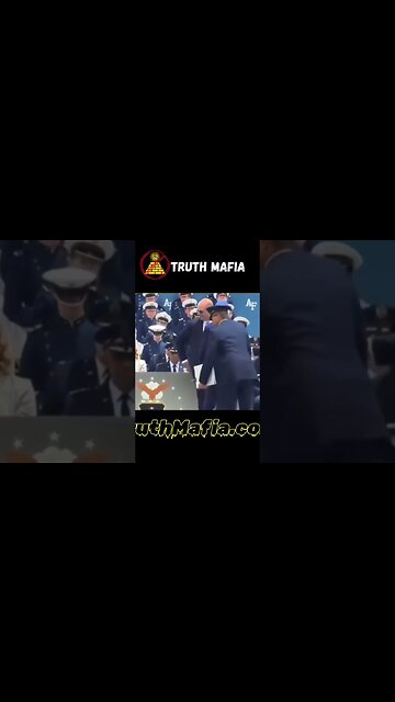 Sleepy Joe Biden the robot cyborg falls again!!!!