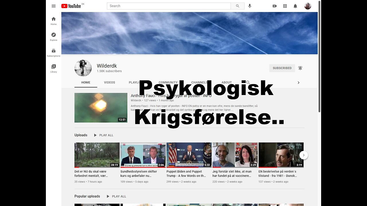 Wilderdk: Psykologisk Krigsførelse - Det er NU du skal være mentalt Stærk [27.07.2021]