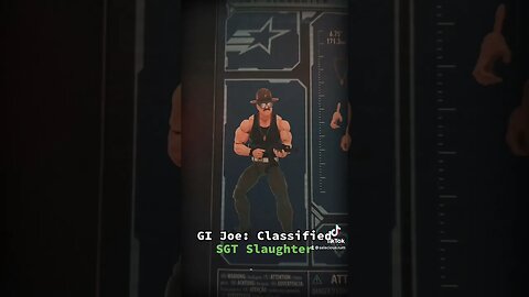 GI JoeClassified: SGT Slaughter #shorts #hasbropulse #hasbro #actionfigure #6inch #mla