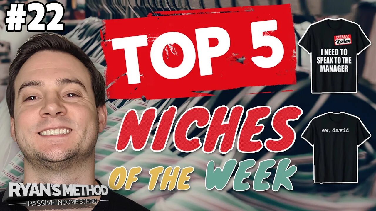 TOP 5 NICHES 🔥 Print on Demand Niche Research #22 — (10/11/2020)