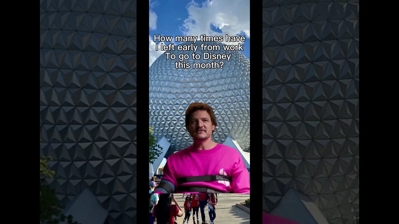 Perks of living in Orlando #disney #mickeymouse #epcot #pedropascal