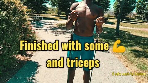 A quick and Easy Gymnastics ring Upper body workout.