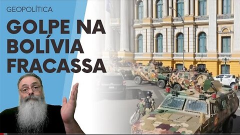 GENERAL ZUÑIGA, aliado de LUIS ARCE, tenta GOLPE na BOLÍVIA mas NÃO CONSEGUE APOIO e é SUBSTITUÍDO