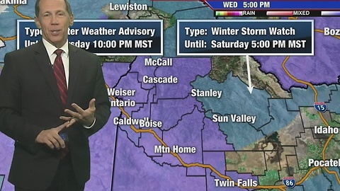 Winter Weather Advisory for the Valley