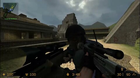 Counter Strike Source Aztec Bots #5 Just Only Sniper Rifles