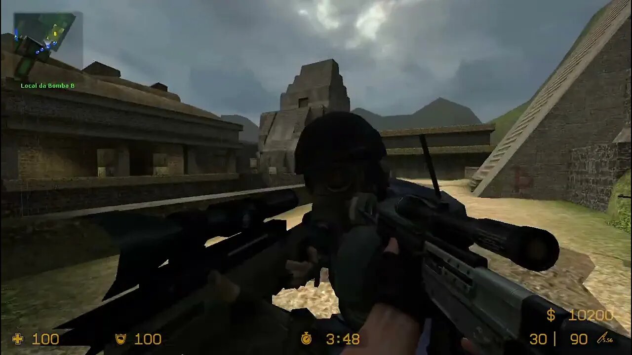 Counter Strike Source Aztec Bots #5 Just Only Sniper Rifles