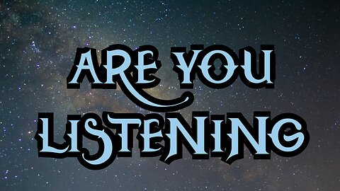 Are You Listening - Jt's Song of the Week 12-18-24