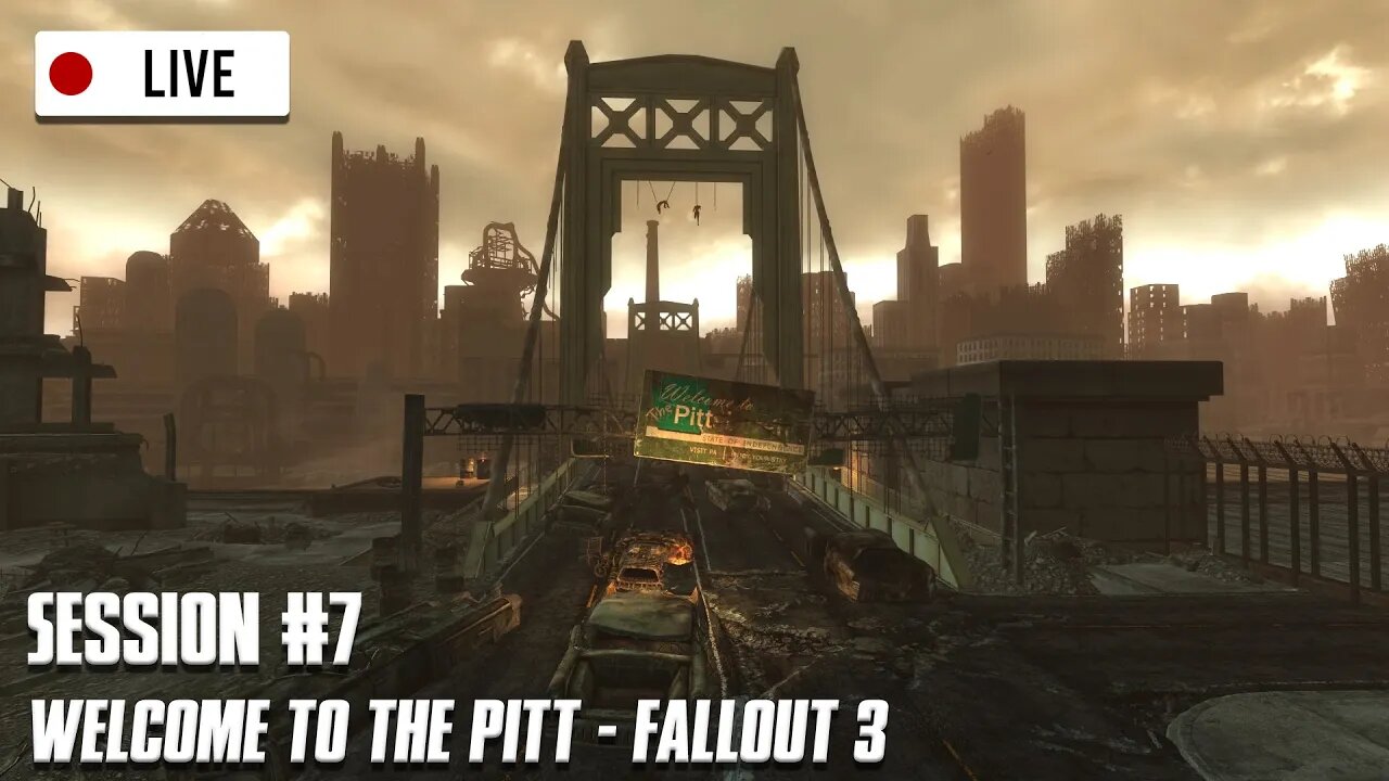 🔴 Fallout 3 - Welcome to The Pitt- Modded // (Livestream) #7