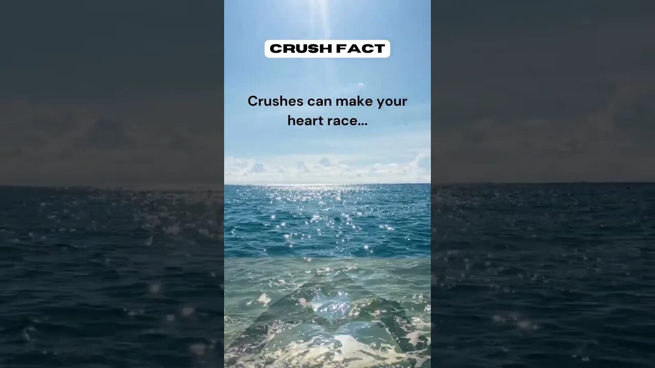 Crushes can make your heart race #shorts #facts #crushfact