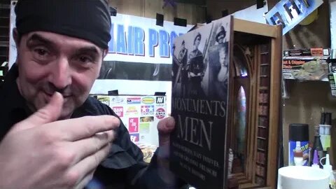 BHP1859 1/35 Monuments Men book nook diorama model build