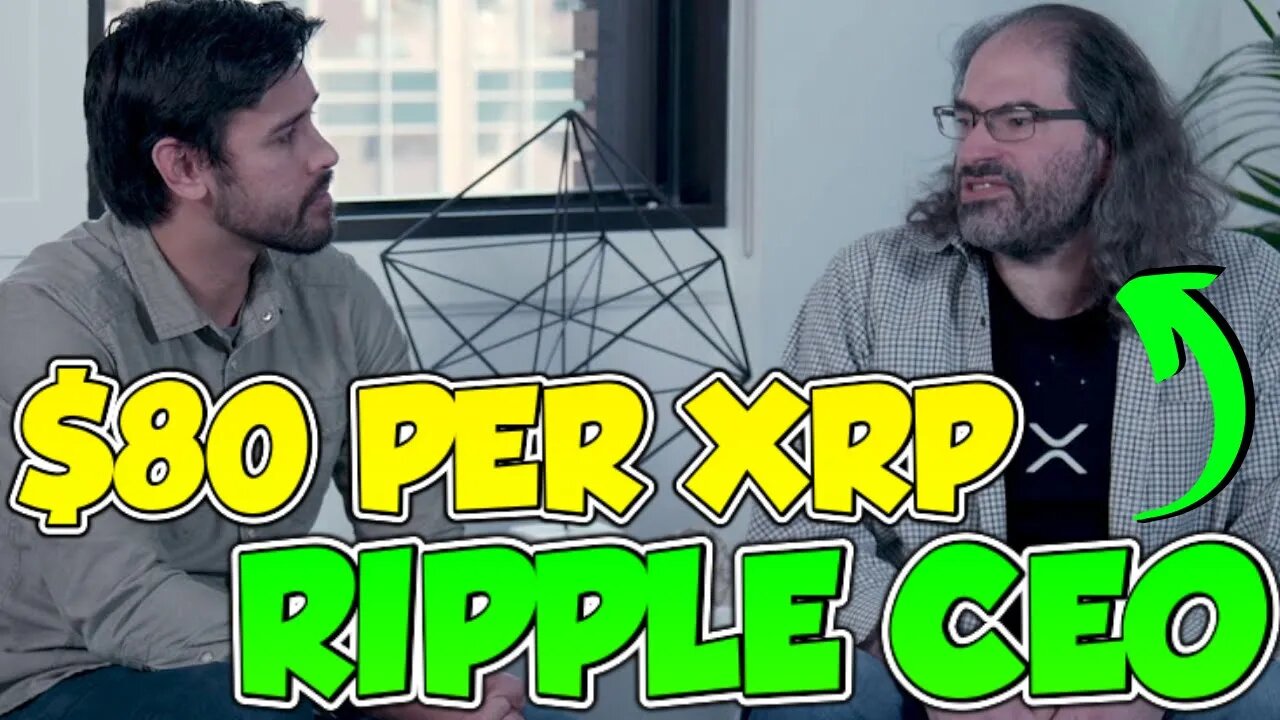 Ripple CEO Explains $80 Per XRP Price Prediction! (MUST WATCH)